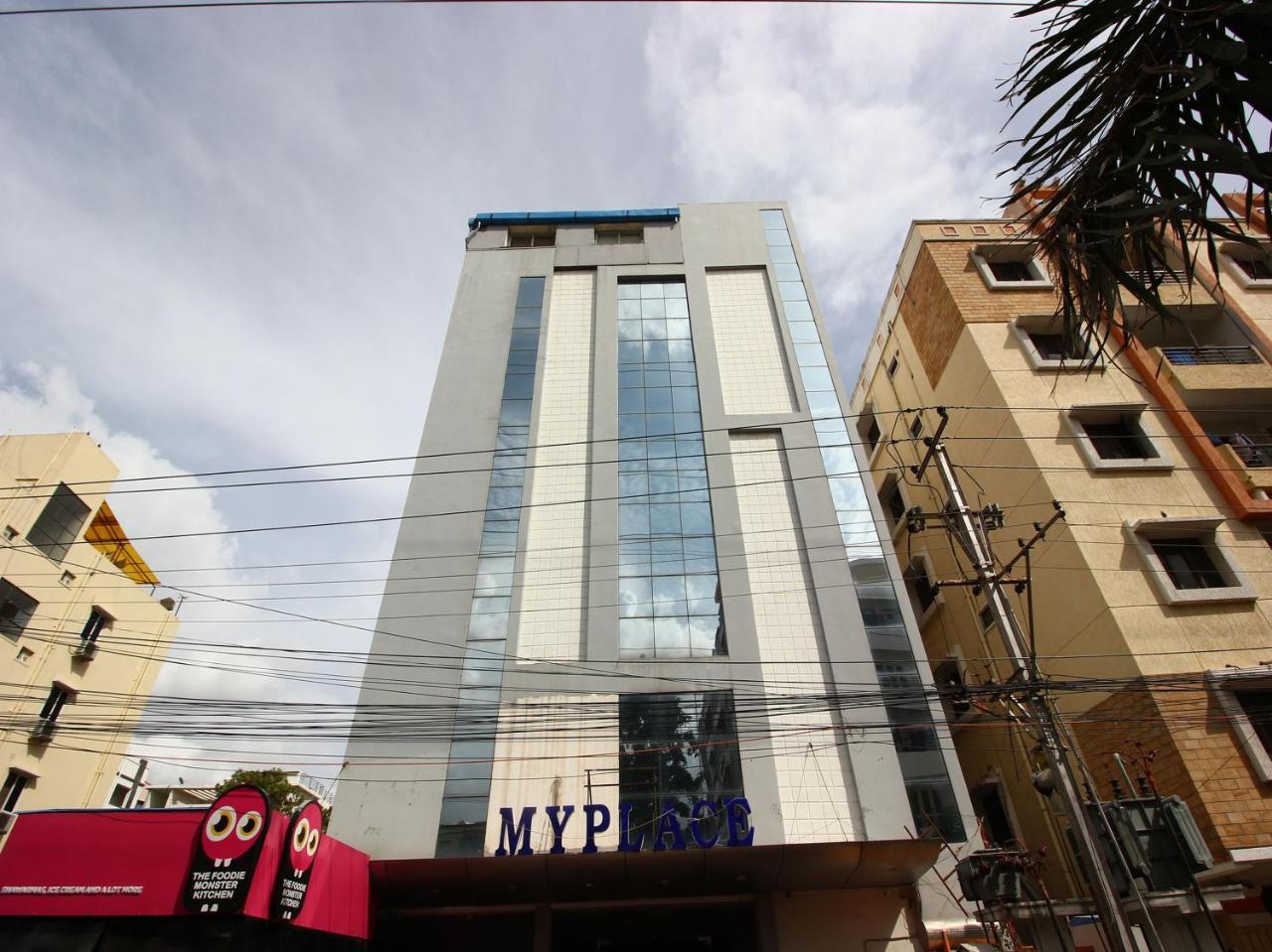 Oyo 17375 My Place Kondapur Hicc حيدر أباد المظهر الخارجي الصورة